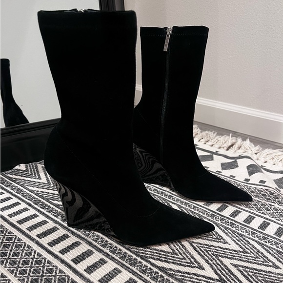 New! Paris Texas black suede boots - Picture 3 of 5